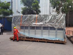 【設(shè)備包裝】-在線除泡機(jī)真空包裝運(yùn)輸案例-盤古搬運(yùn)服務(wù)